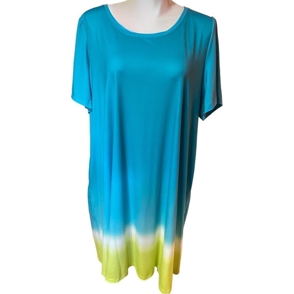 Catherine’s Blue & Green Dress Size 3X